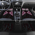 Pink Aotearoa Tukutuku Manawa Tapu Car Mats Ta Moko Toi Maori