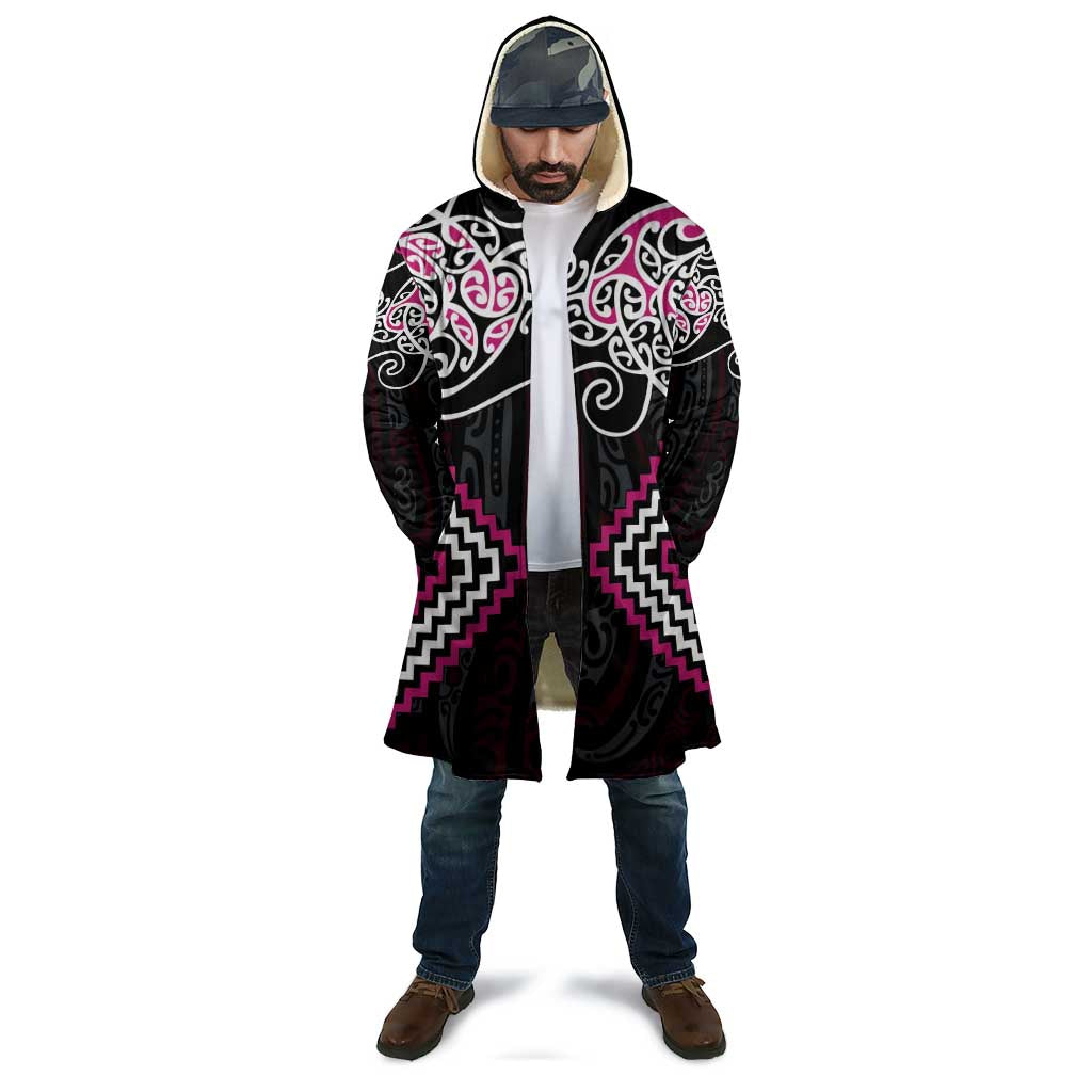 Pink Aotearoa Tukutuku Manawa Tapu Cloak Ta Moko Toi Maori - Aussie Hoodie