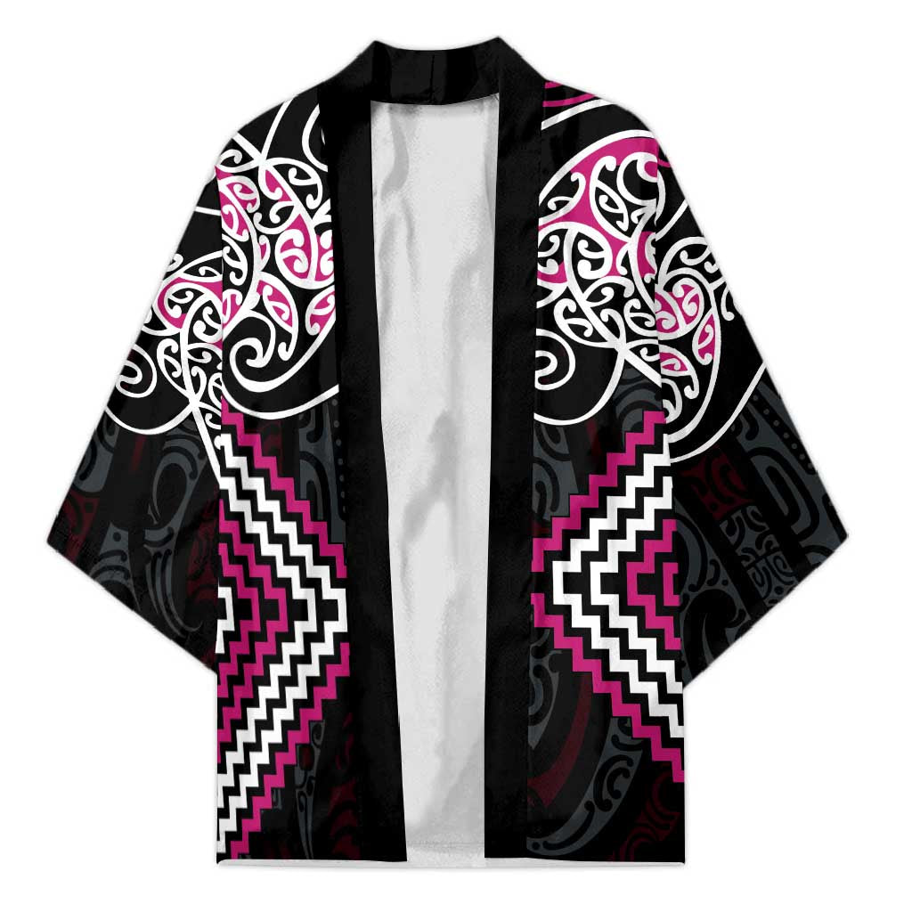 Pink Aotearoa Tukutuku Manawa Tapu Kimono Ta Moko Toi Maori - Aussie Hoodie