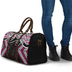 Pink Aotearoa Tukutuku Manawa Tapu Travel Bag Ta Moko Toi Maori - Aussie Hoodie