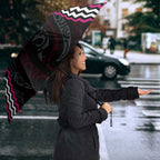 Pink Aotearoa Tukutuku Manawa Tapu Umbrella Ta Moko Toi Maori - Aussie Hoodie