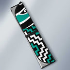 Turquoise Aotearoa Tukutuku Manawa Tapu Auto Sun Shade Ta Moko Toi Maori - Aussie Hoodie