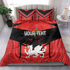 Custom Dragons Rugby ANZAC Bedding Set Gallipoli Soldier With Aboriginal Art
