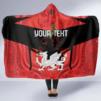 Custom Dragons Rugby ANZAC Hooded Blanket Gallipoli Soldier With Aboriginal Art