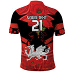 Custom Dragons Rugby ANZAC Polo Shirt Gallipoli Soldier With Aboriginal Art