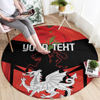 Custom Dragons Rugby ANZAC Round Carpet Gallipoli Soldier With Aboriginal Art