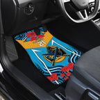 Custom GLD Titans Rugby ANZAC Car Mats Gallipoli Soldier With Aboriginal Art
