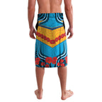Custom GLD Titans Rugby ANZAC Lavalava Gallipoli Soldier With Aboriginal Art