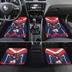 Custom Roosters Rugby ANZAC Car Mats Sydney Gallipoli Soldier With Aboriginal Art