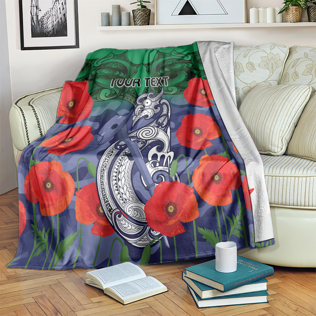 Custom Warriors Rugby ANZAC Blanket Gallipoli Soldier With Aboriginal Art