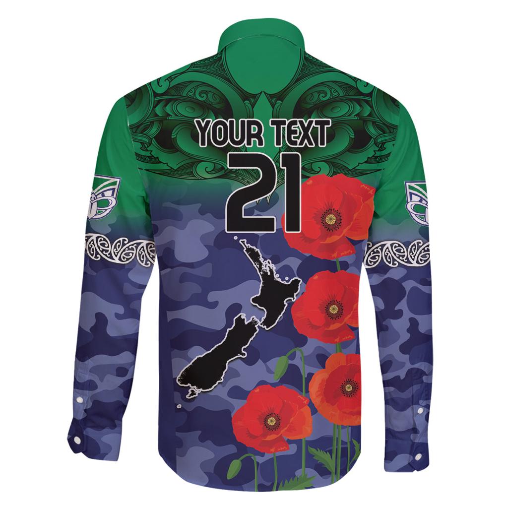 Custom Warriors Rugby ANZAC Family Matching Summer Maxi Dress and Hawaiian Shirt Gallipoli Soldier With Aboriginal Art