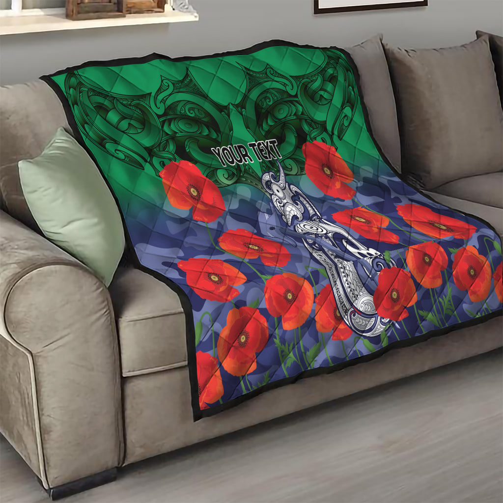 Custom Warriors Rugby ANZAC Quilt Gallipoli Soldier With Aboriginal Art