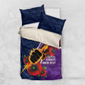 Melbourne Storm ANZAC Personalised Bedding Set Lest We Forget Poppy Camo