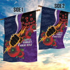 Melbourne Storm ANZAC Personalised Garden Flag Lest We Forget Poppy Camo