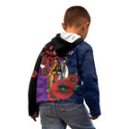 Melbourne Storm ANZAC Personalised Kid Hoodie Lest We Forget Poppy Camo
