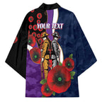 Melbourne Storm ANZAC Personalised Kimono Lest We Forget Poppy Camo
