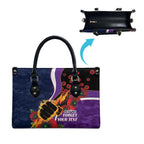 Melbourne Storm ANZAC Personalised Leather Bag Lest We Forget Poppy Camo