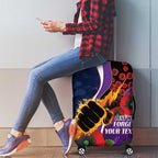 Melbourne Storm ANZAC Personalised Luggage Cover Lest We Forget Poppy Camo