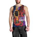 Melbourne Storm ANZAC Personalised Men Tank Top Lest We Forget Poppy Camo