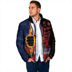 Melbourne Storm ANZAC Personalised Padded Jacket Lest We Forget Poppy Camo