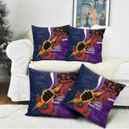 Melbourne Storm ANZAC Personalised Pillow Cover Lest We Forget Poppy Camo