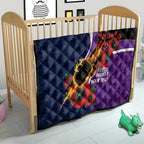 Melbourne Storm ANZAC Personalised Quilt Lest We Forget Poppy Camo