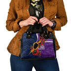 Melbourne Storm ANZAC Personalised Shoulder Handbag Lest We Forget Poppy Camo