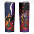 Melbourne Storm ANZAC Personalised Skinny Tumbler Lest We Forget Poppy Camo