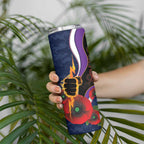 Melbourne Storm ANZAC Personalised Skinny Tumbler Lest We Forget Poppy Camo