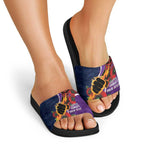 Melbourne Storm ANZAC Personalised Slide Sandals Lest We Forget Poppy Camo