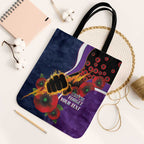Melbourne Storm ANZAC Personalised Tote Bag Lest We Forget Poppy Camo