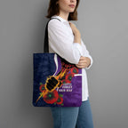 Melbourne Storm ANZAC Personalised Tote Bag Lest We Forget Poppy Camo