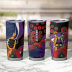 Melbourne Storm ANZAC Personalised Tumbler Cup Lest We Forget Poppy Camo