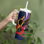 Melbourne Storm ANZAC Personalised Tumbler With Handle Lest We Forget Poppy Camo