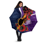 Melbourne Storm ANZAC Personalised Umbrella Lest We Forget Poppy Camo