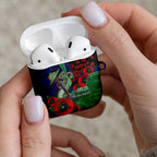 New Zealand Warriors ANZAC Personalised AirPods Case Lest We Forget Poppy Camo