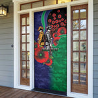 New Zealand Warriors ANZAC Personalised Door Cover Lest We Forget Poppy Camo