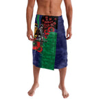 New Zealand Warriors ANZAC Personalised Lavalava Lest We Forget Poppy Camo