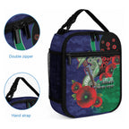 New Zealand Warriors ANZAC Personalised Lunch Bag Lest We Forget Poppy Camo