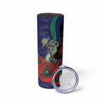 New Zealand Warriors ANZAC Personalised Skinny Tumbler Lest We Forget Poppy Camo