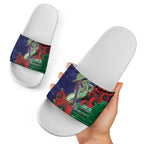 New Zealand Warriors ANZAC Personalised Slide Sandals Lest We Forget Poppy Camo