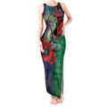 New Zealand Warriors ANZAC Personalised Tank Maxi Dress Lest We Forget Poppy Camo