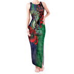 New Zealand Warriors ANZAC Personalised Tank Maxi Dress Lest We Forget Poppy Camo