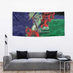 New Zealand Warriors ANZAC Personalised Tapestry Lest We Forget Poppy Camo
