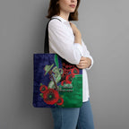 New Zealand Warriors ANZAC Personalised Tote Bag Lest We Forget Poppy Camo