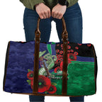 New Zealand Warriors ANZAC Personalised Travel Bag Lest We Forget Poppy Camo