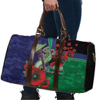 New Zealand Warriors ANZAC Personalised Travel Bag Lest We Forget Poppy Camo