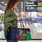New Zealand Warriors ANZAC Personalised Travel Bag Lest We Forget Poppy Camo
