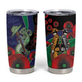 New Zealand Warriors ANZAC Personalised Tumbler Cup Lest We Forget Poppy Camo
