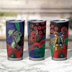 New Zealand Warriors ANZAC Personalised Tumbler Cup Lest We Forget Poppy Camo